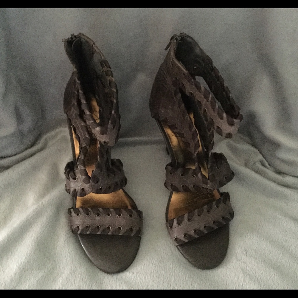 Fergie leather sandals.